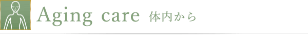 体内からエイジングケア